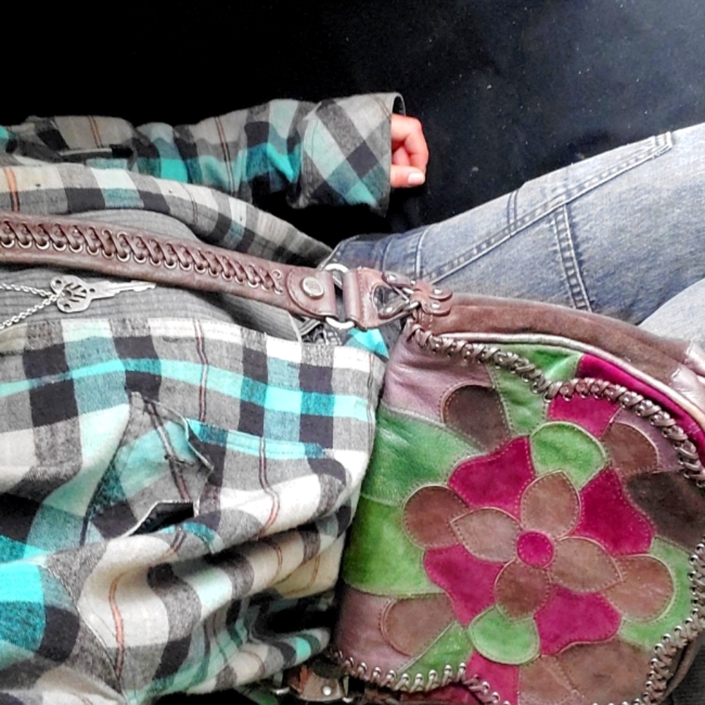 Lockheart Braided Leather And Patchwork Crossbody… - image 2